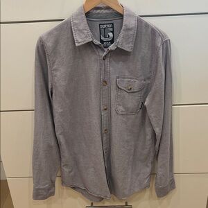 Burton Casual Gray Button-Down Shirt